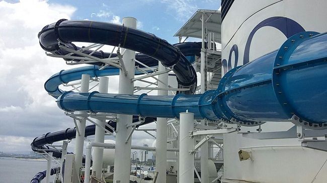 Australian cruise ship welcomes a waterpark