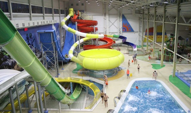 Aquario Indoor Waterpark, Omsk, Russia - 2015