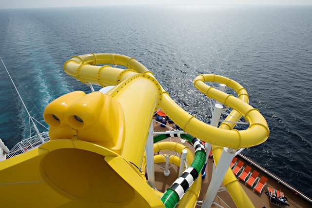 Carnival Sunshine Cruise Ship Waterpark - 2014