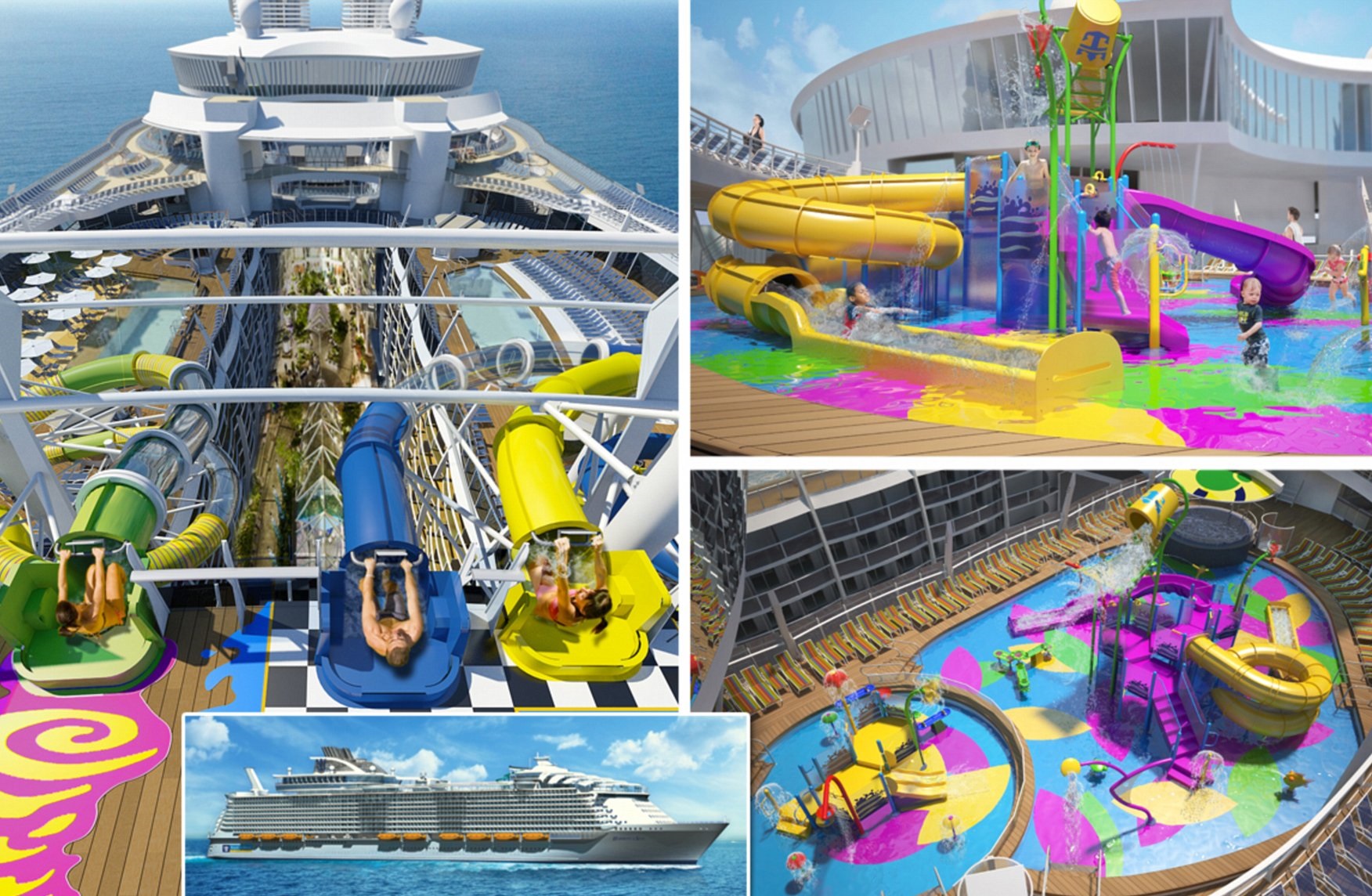 Royal Caribbean, Harmony of the Seas Cruise Waterpark - 2016